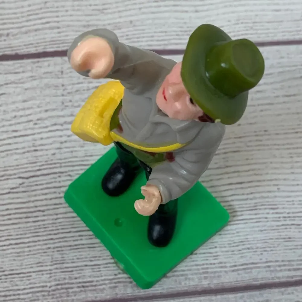 Vintage 1978 Wilton Fishy Situation Fisherman Cake Topper Figurine 5.25”H